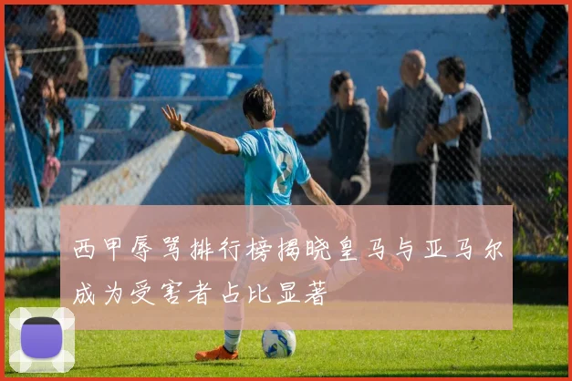 西甲辱骂排行榜揭晓皇马与亚马尔成为受害者占比显著